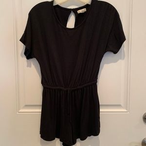 Tucker and Tate Girls Black One-Piece Romper